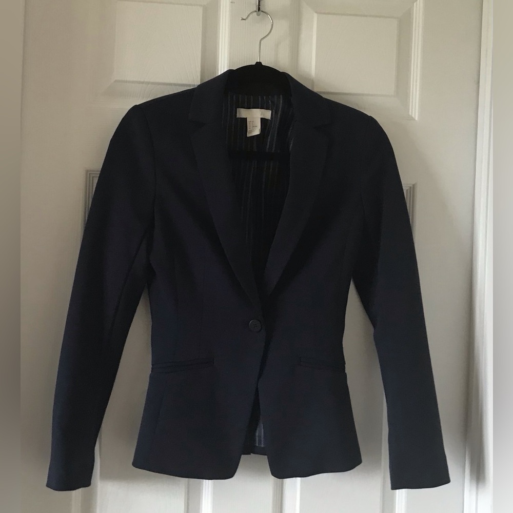 H&M Women's Navy Blazer